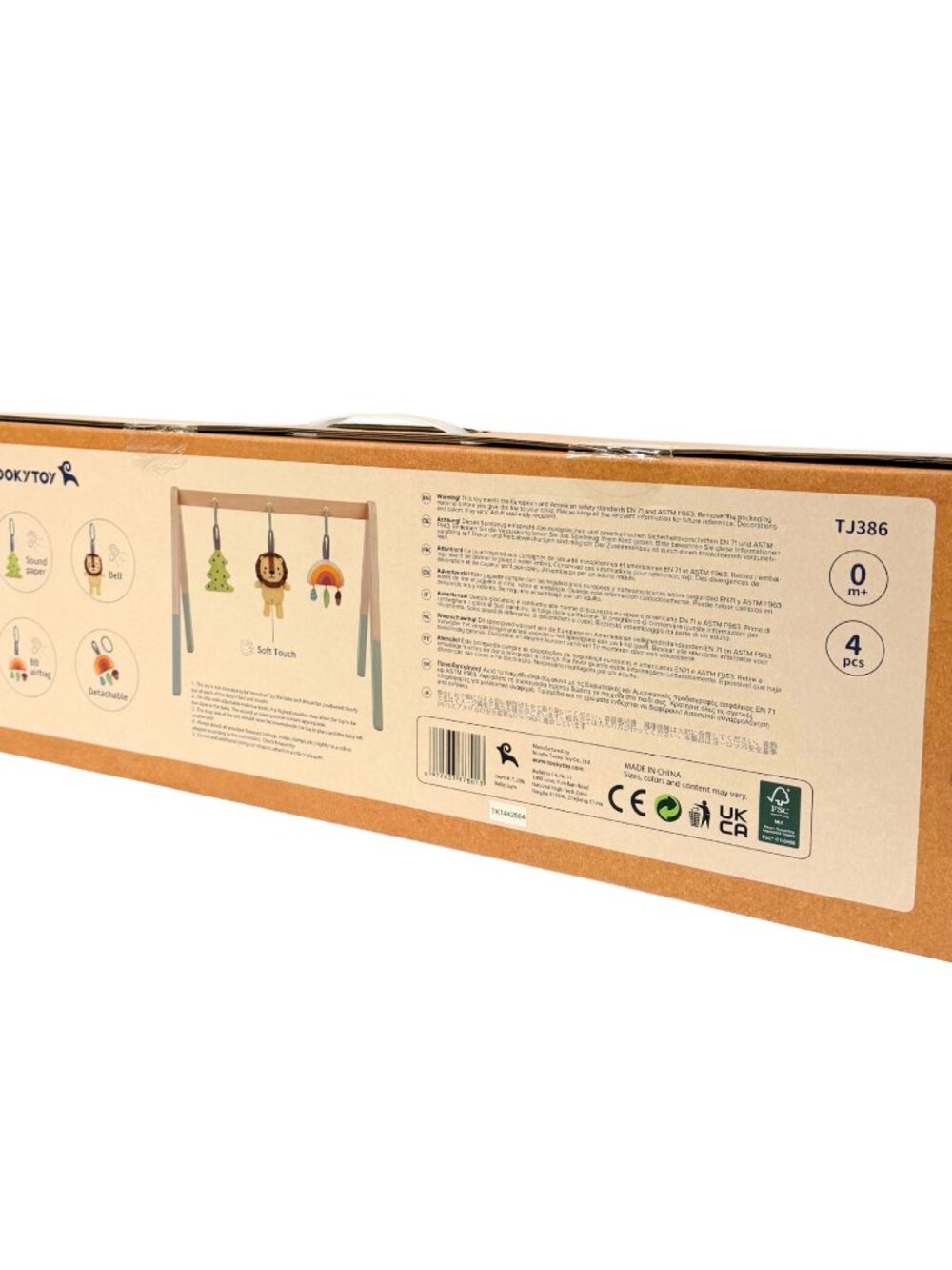 Brand New Wooden Baby Gym - Montessori Activity Center with Hanging Toys - Picture 5 of 16